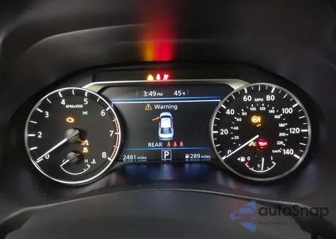 2025 Nissan Altima Sv Awd z USA, uszkodzony, nr VIN 1N4BL4DW8SN409879